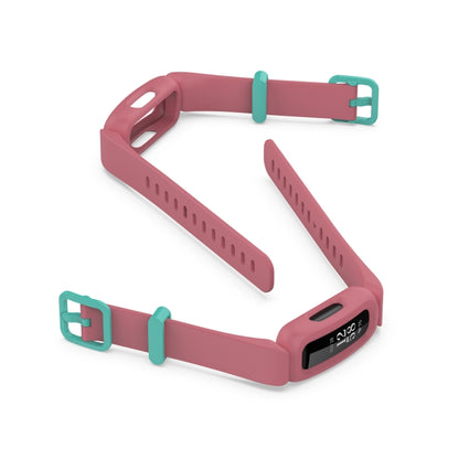 For Fitbit Ace 3 Silicone Integrated Watch Band(Watermelon Red Green Buckle) - Watch Bands by buy2fix | Online Shopping UK | buy2fix