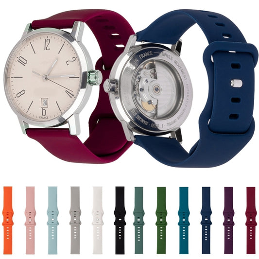 For Huawei Watch GT 2e 46mm 8-buckle Silicone Watch Band(Midnight Blue) by buy2fix