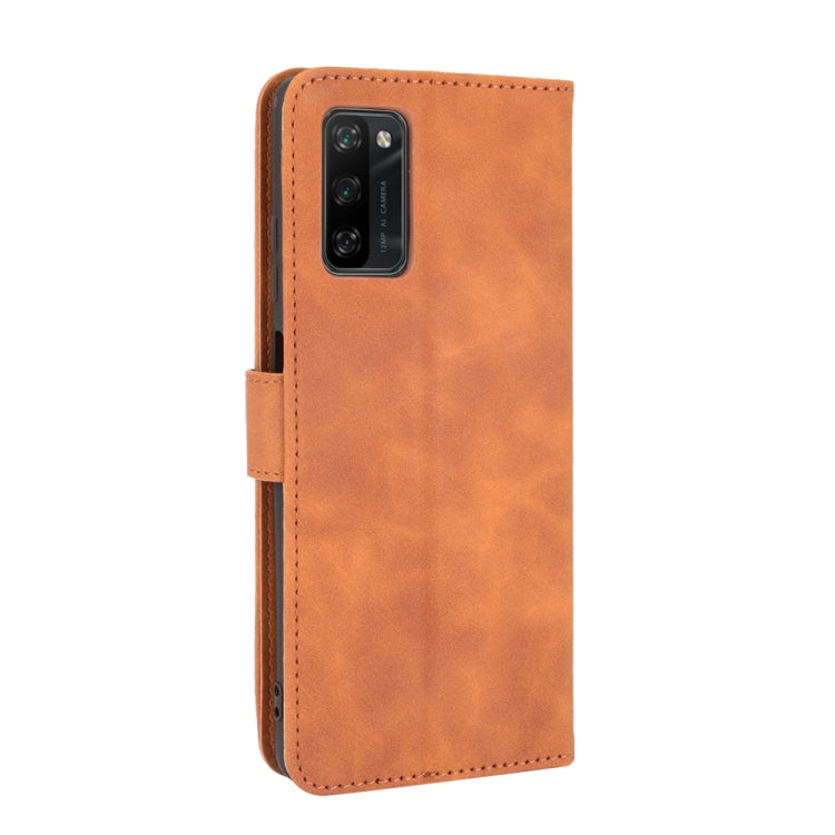 For Blackview A100 Solid Color Skin Feel Magnetic Buckle Horizontal Flip Calf Texture PU Leather Case with Holder & Card Slots & Wallet(Brown) - More Brand by buy2fix | Online Shopping UK | buy2fix