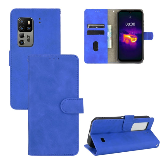For Ulefone Armor 11T 5G Solid Color Skin Feel Magnetic Buckle Horizontal Flip Calf Texture PU Leather Case with Holder & Card Slots & Wallet(Blue) by buy2fix