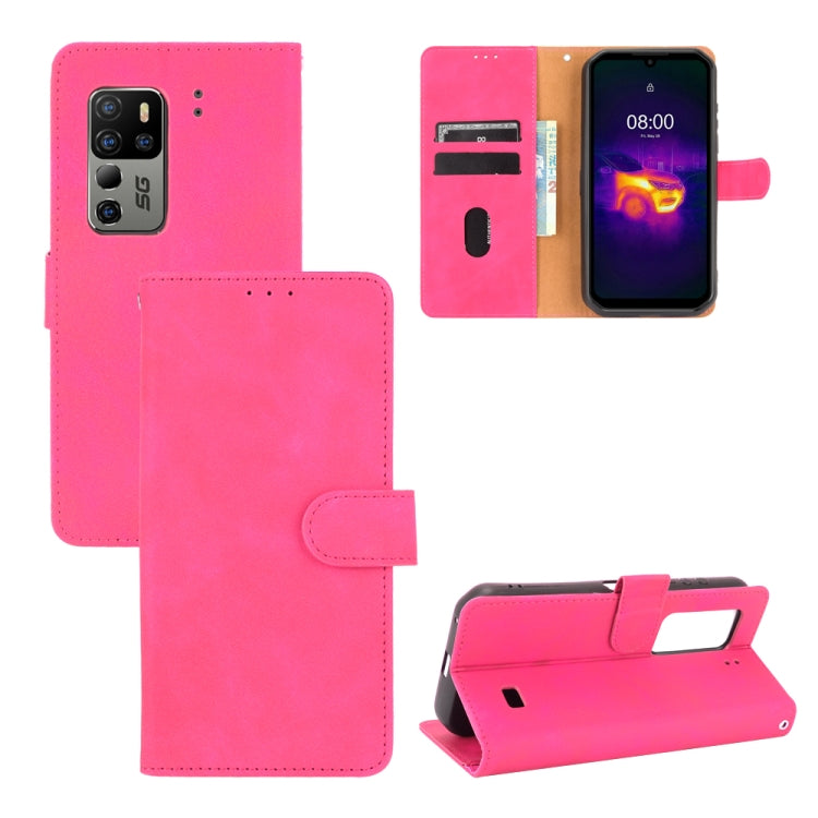 For Ulefone Armor 11T 5G Solid Color Skin Feel Magnetic Buckle Horizontal Flip Calf Texture PU Leather Case with Holder & Card Slots & Wallet(Rose Red) by buy2fix
