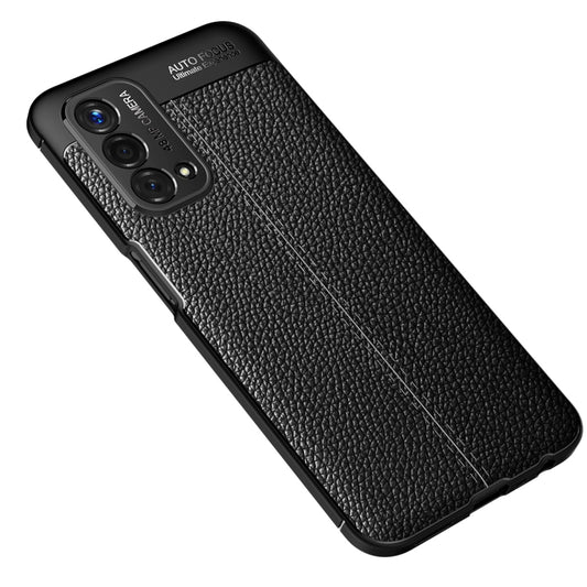 For OnePlus Nord N200 5G Litchi Texture TPU Shockproof Case(Black) by buy2fix