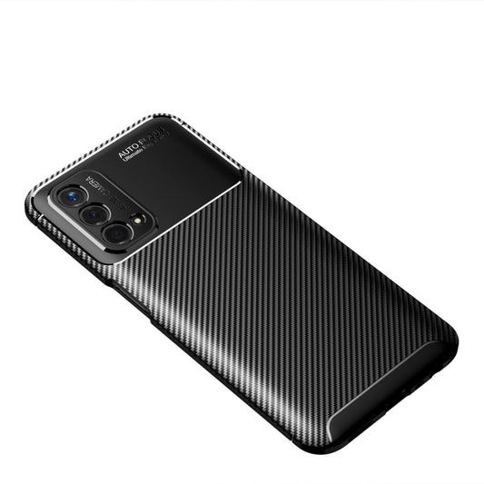 For OnePlus Nord N200 5G Carbon Fiber Texture Shockproof TPU Case(Black) by buy2fix