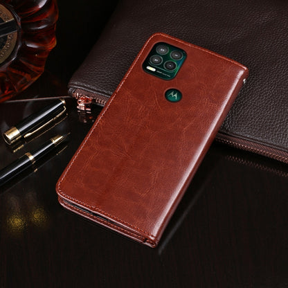 For Motorola Moto G Stylus 5G idewei Crazy Horse Texture Horizontal Flip Leather Case with Holder & Card Slots & Wallet(White) - Motorola Cases by idewei | Online Shopping UK | buy2fix