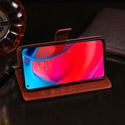For Motorola Moto G Stylus 5G idewei Crazy Horse Texture Horizontal Flip Leather Case with Holder & Card Slots & Wallet(White) - Motorola Cases by idewei | Online Shopping UK | buy2fix