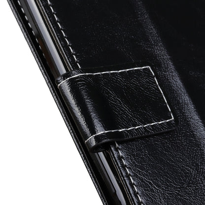 For OnePlus Nord 2 5G Retro Crazy Horse Texture Horizontal Flip Leather Case with Holder & Card Slots & Photo Frame & Wallet(Black) - OnePlus Cases by buy2fix | Online Shopping UK | buy2fix