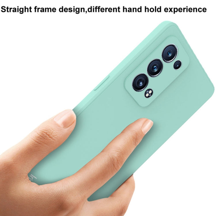 For OPPO Reno6 Pro+ 5G IMAK UC-4 Series Straight Edge TPU Soft Protective Case(Light Cyan) - OPPO Cases by imak | Online Shopping UK | buy2fix