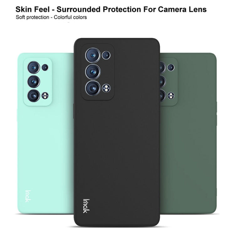 For OPPO Reno6 Pro+ 5G IMAK UC-4 Series Straight Edge TPU Soft Protective Case(Light Cyan) - OPPO Cases by imak | Online Shopping UK | buy2fix