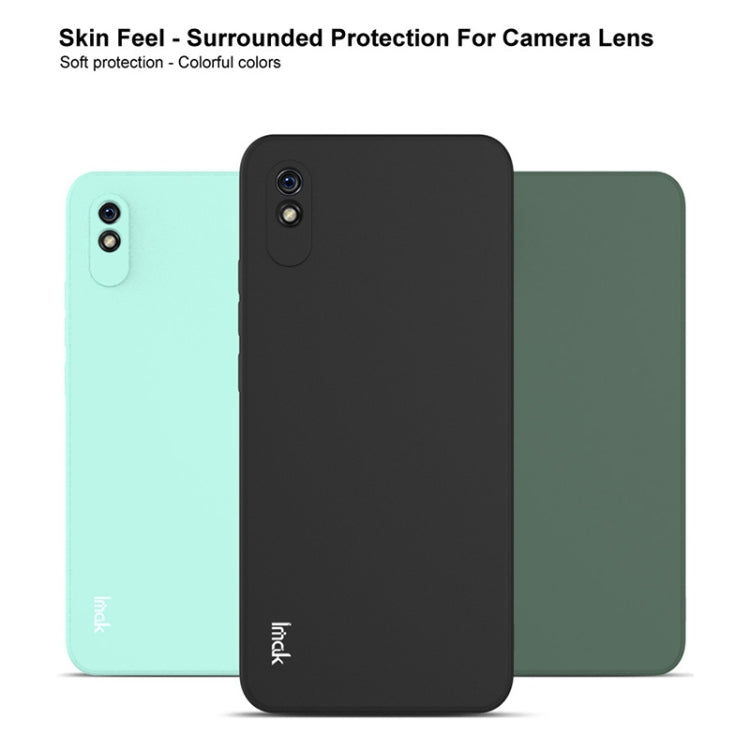 For Xiaomi Redmi 9A IMAK UC-4 Series Straight Edge TPU Soft Protective Case(Black) - Xiaomi Cases by imak | Online Shopping UK | buy2fix