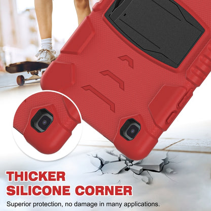 For Samsung Galaxy Tab A7 T500 3-Layer Protection Screen Frame + PC + Silicone Shockproof Combination Case with Holder(Red+Black) - Other Galaxy Tab PC by buy2fix | Online Shopping UK | buy2fix