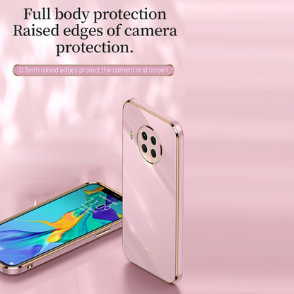For Xiaomi Mi 10T Lite 5G XINLI Straight 6D Plating Gold Edge TPU Shockproof Case(Cherry Purple) - Xiaomi Cases by XINLI | Online Shopping UK | buy2fix