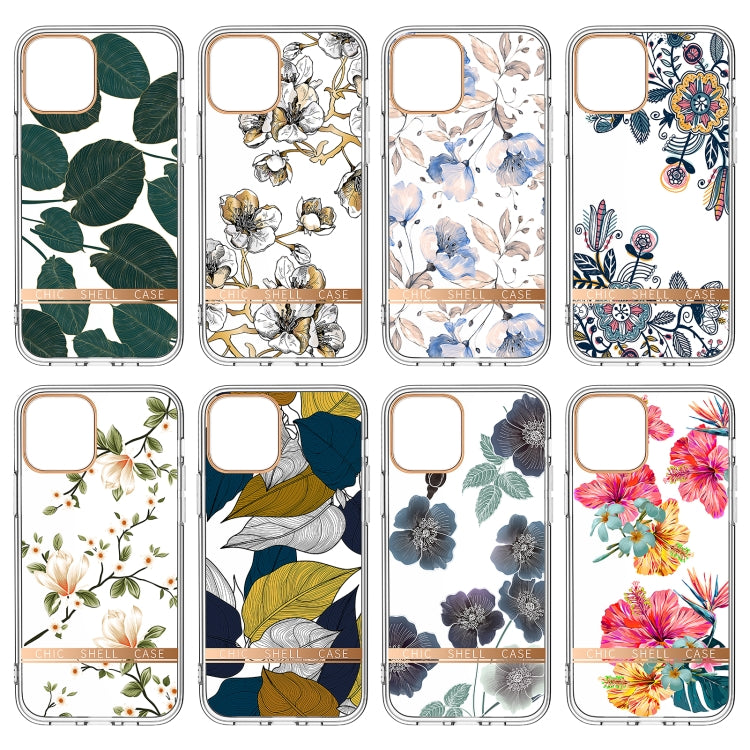 For iPhone 11 Pro Max High Translucent Electroplating Flower Pattern TPU + PC Shockproof Case (Ewha) by buy2fix