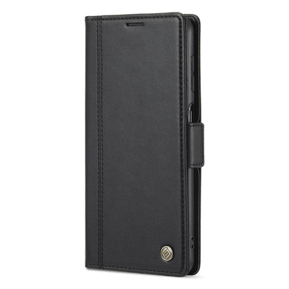 For Samsung Galaxy A32 5G LC.IMEEKE Magnetic Buckle PU + TPU Horizontal Flip Leather Case with Holder & Card Slots & Wallet(Black) - Galaxy Phone Cases by LC.IMEEKE | Online Shopping UK | buy2fix