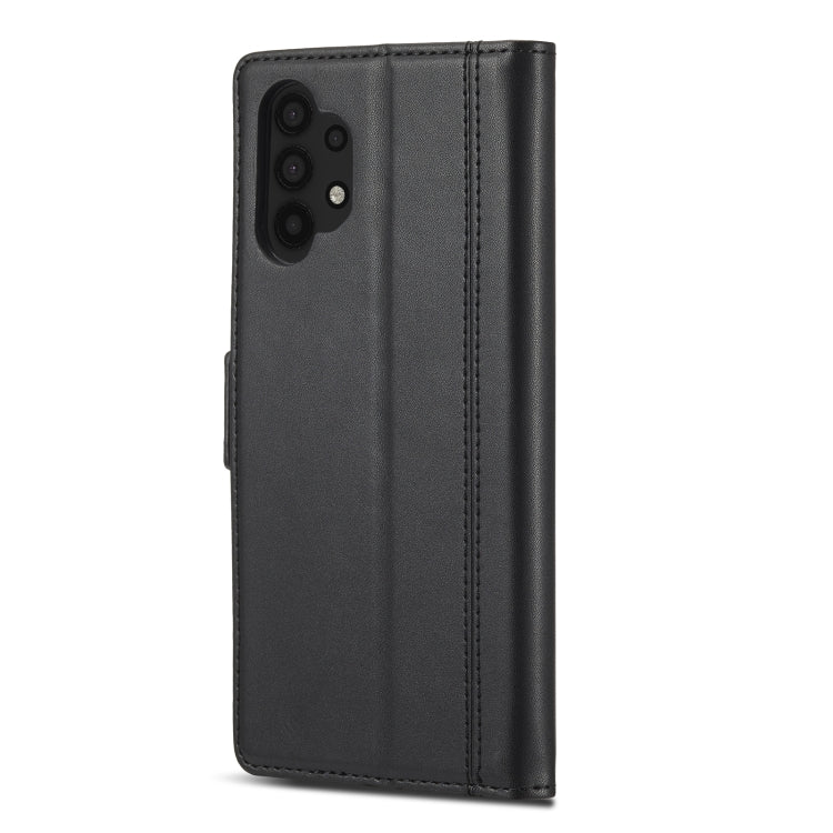 For Samsung Galaxy A32 5G LC.IMEEKE Magnetic Buckle PU + TPU Horizontal Flip Leather Case with Holder & Card Slots & Wallet(Black) - Galaxy Phone Cases by LC.IMEEKE | Online Shopping UK | buy2fix