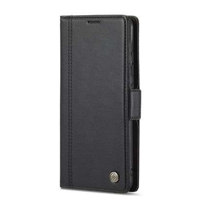 For Samsung Galaxy A72 5G / 4G LC.IMEEKE Magnetic Buckle PU + TPU Horizontal Flip Leather Case with Holder & Card Slots & Wallet(Black) - Galaxy Phone Cases by LC.IMEEKE | Online Shopping UK | buy2fix