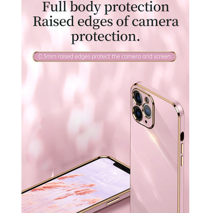 For iPhone 11 Pro XINLI Straight 6D Plating Gold Edge TPU Shockproof Case (Hawthorn Red) - iPhone 11 Pro Cases by XINLI | Online Shopping UK | buy2fix