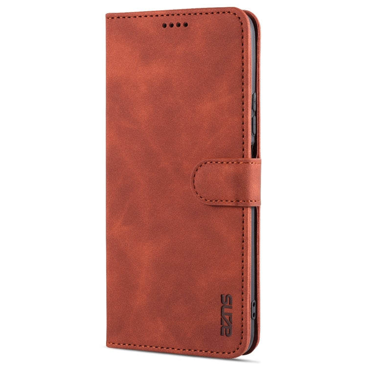 For Honor Play 5T Youth AZNS Skin Feel Calf Texture Horizontal Flip Leather Case with Card Slots & Holder & Wallet(Brown) - Honor Cases by AZNS | Online Shopping UK | buy2fix