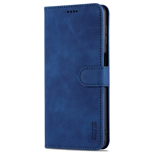 For Samsung Galaxy A32 5G AZNS Skin Feel Calf Texture Horizontal Flip Leather Case with Card Slots & Holder & Wallet(Blue) by AZNS