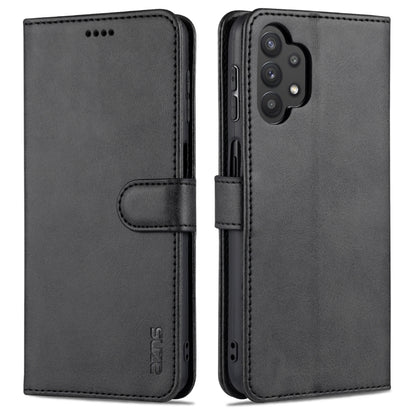 For Samsung Galaxy A32 5G AZNS Skin Feel Calf Texture Horizontal Flip Leather Case with Card Slots & Holder & Wallet(Black) - Galaxy Phone Cases by AZNS | Online Shopping UK | buy2fix
