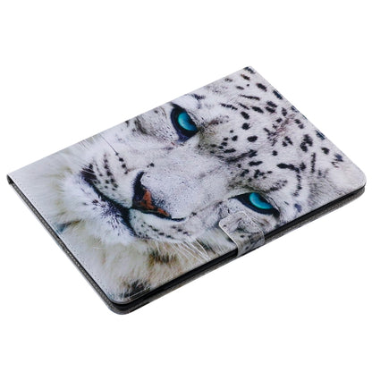 For iPad 10.2 / Pro 10.5 / Air  2019 3D Colored Drawing Horizontal Flip Leather Case with Holder & Card Slots & Wallet & Sleep / Wake-up Function(White Leopard) - iPad Air (2019) Cases by buy2fix | Online Shopping UK | buy2fix
