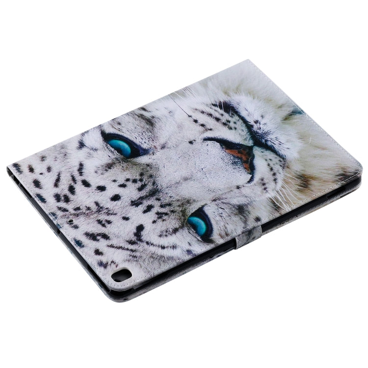 For iPad 10.2 / Pro 10.5 / Air  2019 3D Colored Drawing Horizontal Flip Leather Case with Holder & Card Slots & Wallet & Sleep / Wake-up Function(White Leopard) - iPad Air (2019) Cases by buy2fix | Online Shopping UK | buy2fix