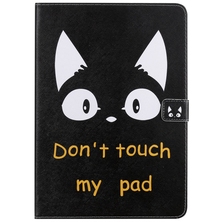 For iPad 10.2 / Pro 10.5 / Air  2019 3D Colored Drawing Horizontal Flip Leather Case with Holder & Card Slots & Wallet & Sleep / Wake-up Function(Cat Ears) - iPad Air (2019) Cases by buy2fix | Online Shopping UK | buy2fix