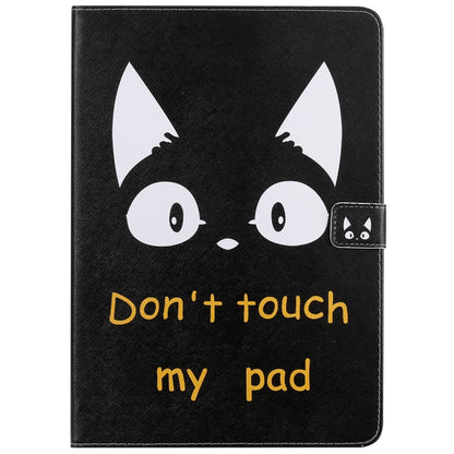 For iPad 10.2 / Pro 10.5 / Air  2019 3D Colored Drawing Horizontal Flip Leather Case with Holder & Card Slots & Wallet & Sleep / Wake-up Function(Cat Ears) - iPad Air (2019) Cases by buy2fix | Online Shopping UK | buy2fix