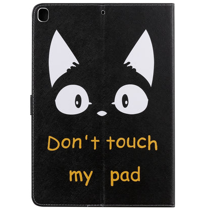 For iPad 10.2 / Pro 10.5 / Air  2019 3D Colored Drawing Horizontal Flip Leather Case with Holder & Card Slots & Wallet & Sleep / Wake-up Function(Cat Ears) - iPad Air (2019) Cases by buy2fix | Online Shopping UK | buy2fix