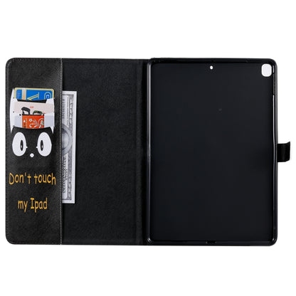 For iPad 10.2 / Pro 10.5 / Air  2019 3D Colored Drawing Horizontal Flip Leather Case with Holder & Card Slots & Wallet & Sleep / Wake-up Function(Cat Ears) - iPad Air (2019) Cases by buy2fix | Online Shopping UK | buy2fix