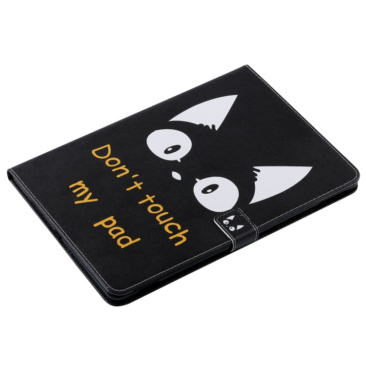 For iPad 10.2 / Pro 10.5 / Air  2019 3D Colored Drawing Horizontal Flip Leather Case with Holder & Card Slots & Wallet & Sleep / Wake-up Function(Cat Ears) - iPad Air (2019) Cases by buy2fix | Online Shopping UK | buy2fix