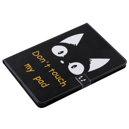 For iPad 10.2 / Pro 10.5 / Air  2019 3D Colored Drawing Horizontal Flip Leather Case with Holder & Card Slots & Wallet & Sleep / Wake-up Function(Cat Ears) - iPad Air (2019) Cases by buy2fix | Online Shopping UK | buy2fix