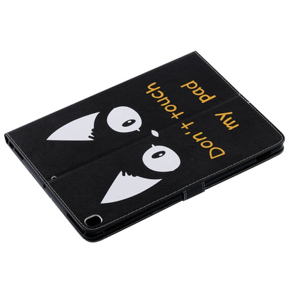 For iPad 10.2 / Pro 10.5 / Air  2019 3D Colored Drawing Horizontal Flip Leather Case with Holder & Card Slots & Wallet & Sleep / Wake-up Function(Cat Ears) - iPad Air (2019) Cases by buy2fix | Online Shopping UK | buy2fix