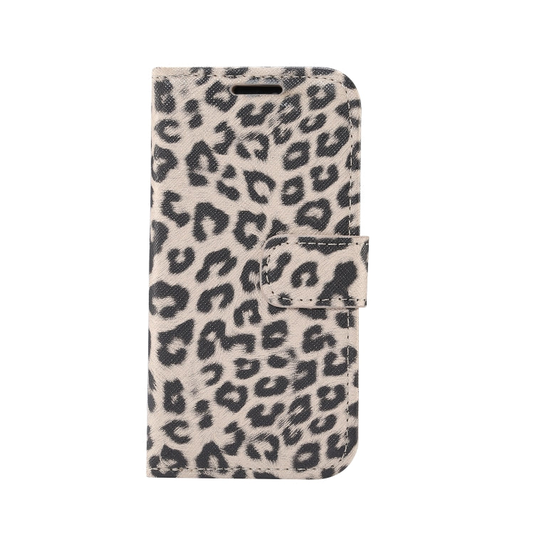 For iPhone 13 mini Leopard Pattern Horizontal Flip PC + PU Leather Case with Holder & Card Slots & Wallet (Brown) by buy2fix