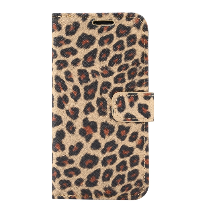 For iPhone 13 Leopard Pattern Horizontal Flip PC + PU Leather Case with Holder & Card Slots & Wallet(Yellow) - iPhone 13 Cases by buy2fix | Online Shopping UK | buy2fix