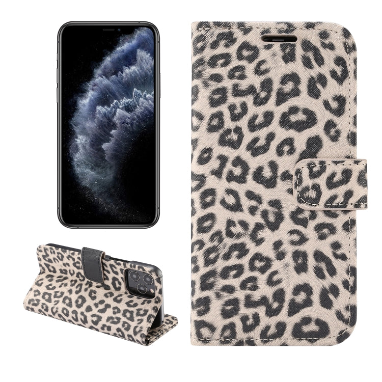 For iPhone 13 Pro Leopard Pattern Horizontal Flip PC + PU Leather Case with Holder & Card Slots & Wallet (Brown) - iPhone 13 Pro Cases by buy2fix | Online Shopping UK | buy2fix