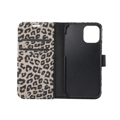 For iPhone 13 Pro Leopard Pattern Horizontal Flip PC + PU Leather Case with Holder & Card Slots & Wallet (Brown) - iPhone 13 Pro Cases by buy2fix | Online Shopping UK | buy2fix