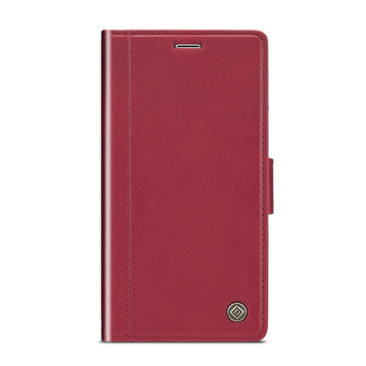 For iPhone X / XS LC.IMEEKE Magnetic Buckle PU + TPU Horizontal Flip Leather Case with Holder & Card Slots & Wallet(Red) - More iPhone Cases by LC.IMEEKE | Online Shopping UK | buy2fix