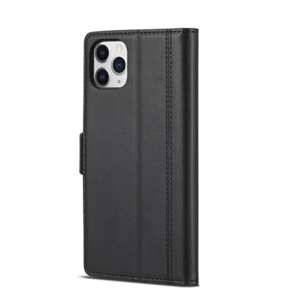LC.IMEEKE Magnetic Buckle PU + TPU Horizontal Flip Leather Case with Holder & Card Slots & Wallet For iPhone 11 Pro(Black) - iPhone 11 Pro Cases by LC.IMEEKE | Online Shopping UK | buy2fix