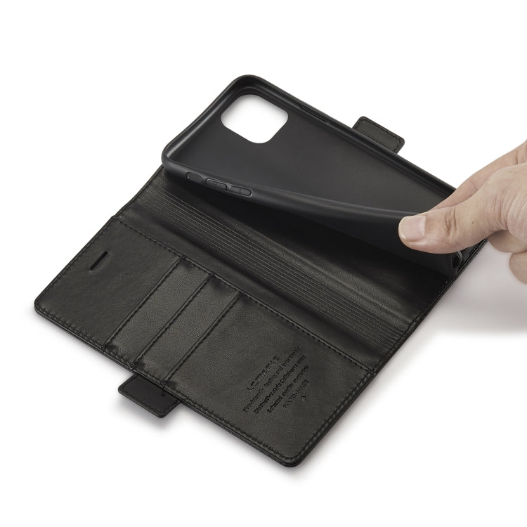 LC.IMEEKE Magnetic Buckle PU + TPU Horizontal Flip Leather Case with Holder & Card Slots & Wallet For iPhone 11 Pro(Black) - iPhone 11 Pro Cases by LC.IMEEKE | Online Shopping UK | buy2fix