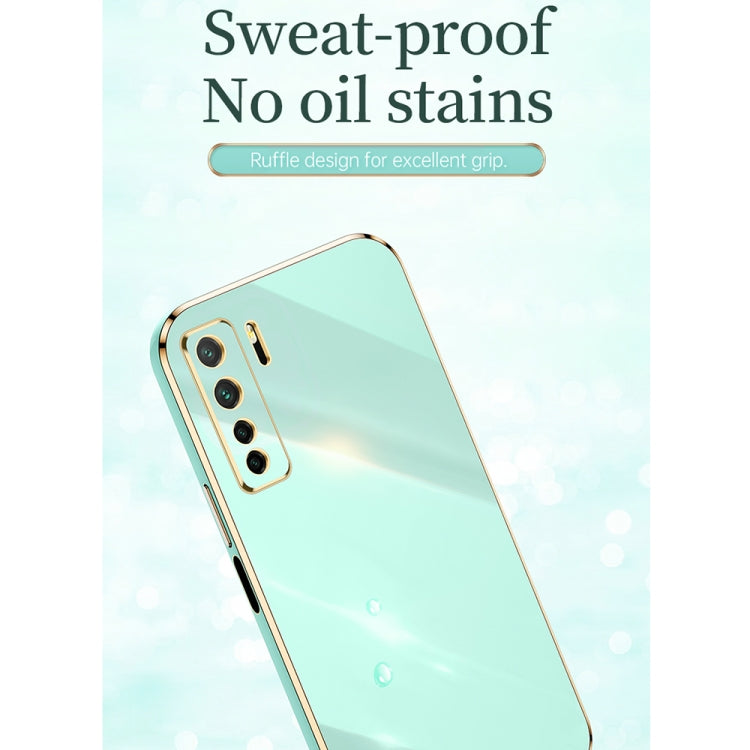 For Huawei nova 7 SE XINLI Straight Edge 6D Electroplate TPU Phone Case(Celestial Blue) - Huawei Cases by XINLI | Online Shopping UK | buy2fix