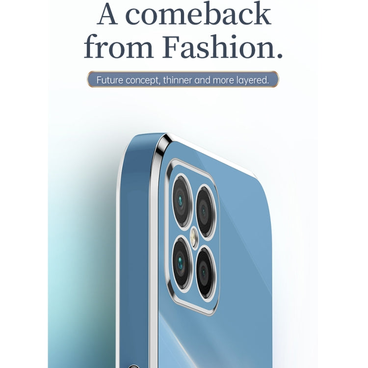 For Huawei nova 8 SE XINLI Straight Edge 6D Electroplate TPU Phone Case(Cherry Purple) - Huawei Cases by XINLI | Online Shopping UK | buy2fix