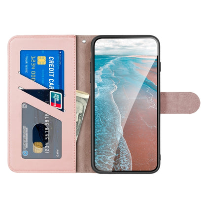 For Xiaomi Redmi Note 10 Pro Sika Deer Embossing Pattern Horizontal Flip PU Leather Case with Holder & Card Slot & Wallet & Photo Frame(Rose Gold) - Xiaomi Cases by buy2fix | Online Shopping UK | buy2fix