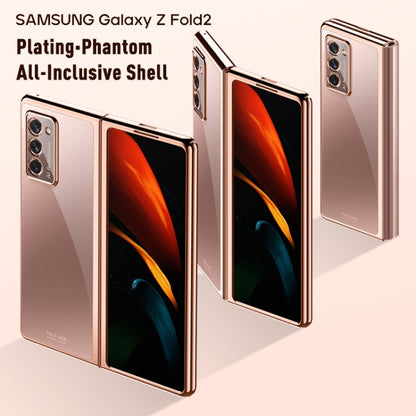 For Samsung Galaxy Z Fold2 5G Symphony Plating PC Shockproof Protective Case(Black) by buy2fix