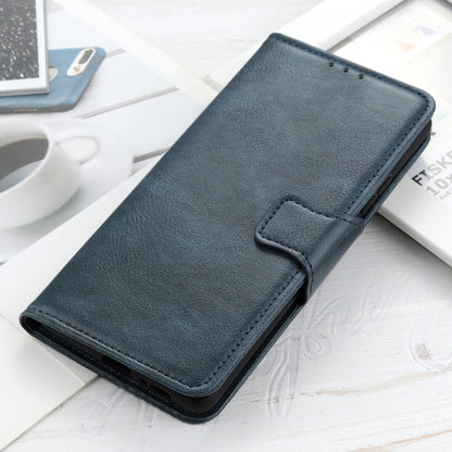 For OPPO A16 Mirren Crazy Horse Texture Horizontal Flip Leather Case with Holder & Card Slots & Wallet(Blue) - OPPO Cases by buy2fix | Online Shopping UK | buy2fix