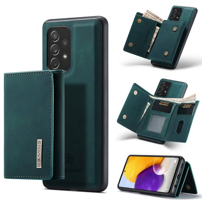 For Samsung Galaxy A72 5G / 4G DG.MING M1 Series 3-Fold Multi Card Wallet  Back Cover Shockproof Case with Holder Function(Green) - Galaxy Phone Cases by DG.MING | Online Shopping UK | buy2fix