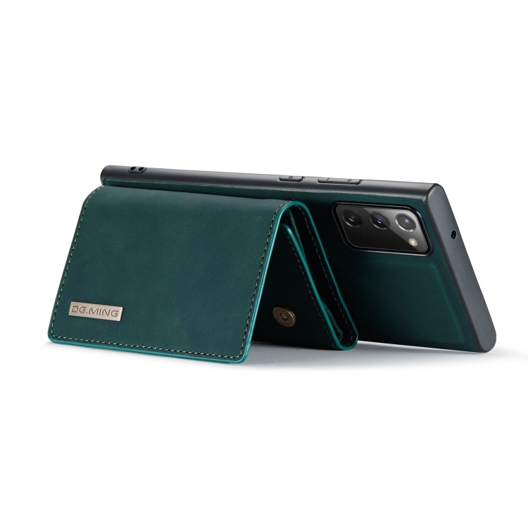 For Samsung Galaxy Note20 DG.MING M1 Series 3-Fold Multi Card Wallet  Back Cover Shockproof Case with Holder Function(Green) - Galaxy Phone Cases by DG.MING | Online Shopping UK | buy2fix