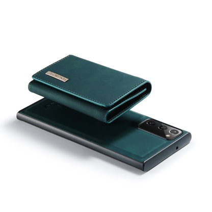 For Samsung Galaxy Note20 DG.MING M1 Series 3-Fold Multi Card Wallet  Back Cover Shockproof Case with Holder Function(Green) - Galaxy Phone Cases by DG.MING | Online Shopping UK | buy2fix