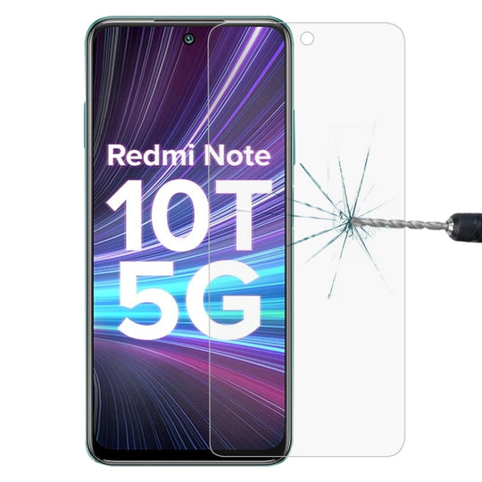 For Xiaomi Redmi Note 10T 5G 0.26mm 9H 2.5D Tempered Glass Film