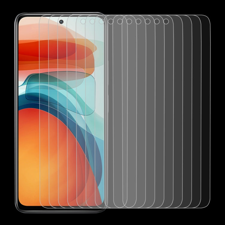 For Xiaomi Poco X3 GT 10 PCS 0.26mm 9H 2.5D Tempered Glass Film by buy2fix