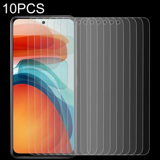 For Xiaomi Poco X3 GT 10 PCS 0.26mm 9H 2.5D Tempered Glass Film by buy2fix